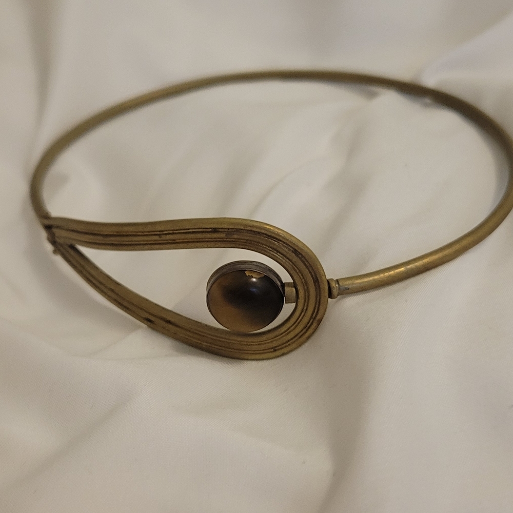 Pamela Love Brass Tiger's Eye Choker